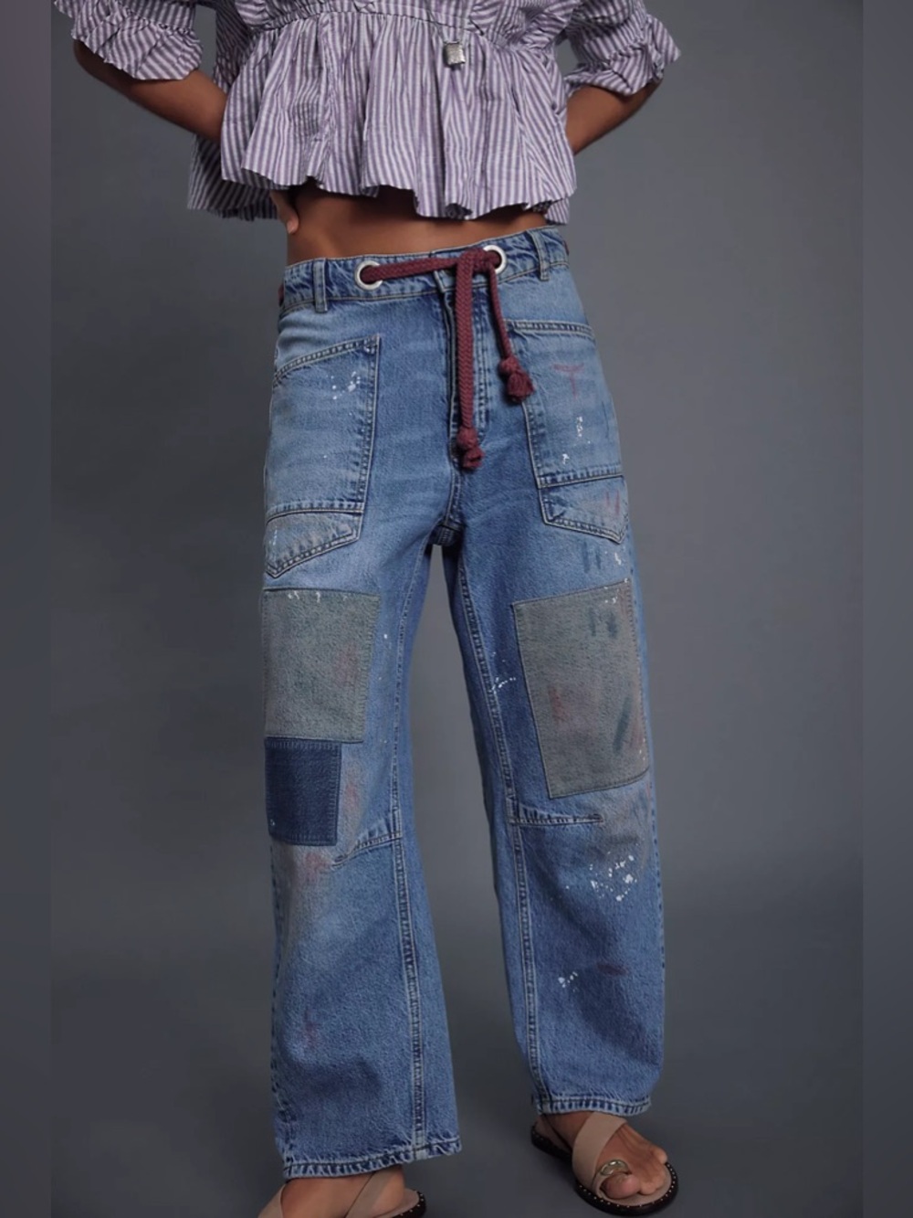 NWOT Free People Moxie Barrel Jeans